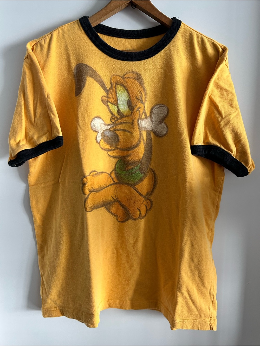 Disney Studio Collection Vintage Pluto Ringer T-Shirt